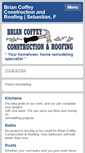 Mobile Screenshot of briancoffeyconst.com